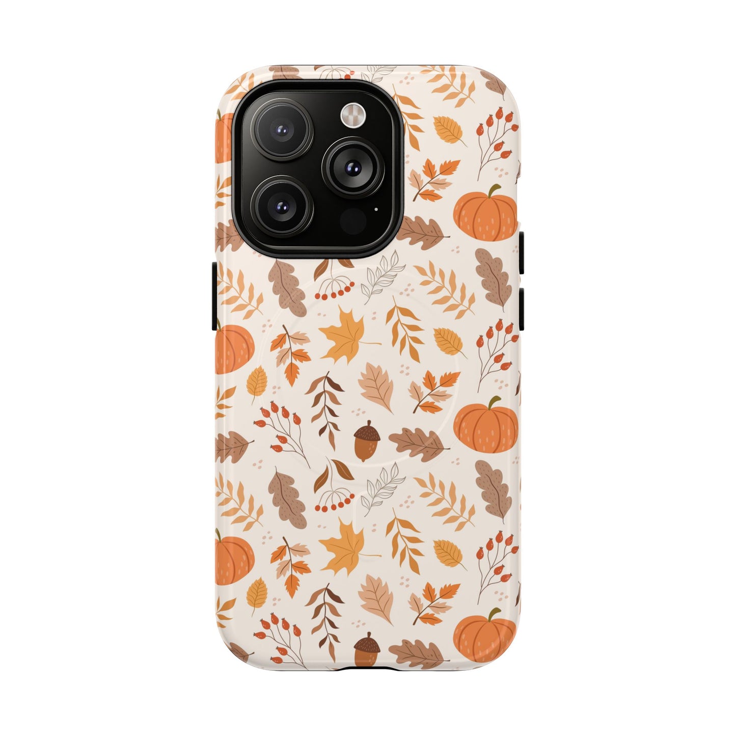 Autumn Floral Phone Case - Tough Magnetic Cases for Fall, Seasonal Accessories, Nature Lover Gifts, Cute Phone Cover, Unique Phone Case - MaisonThreadory