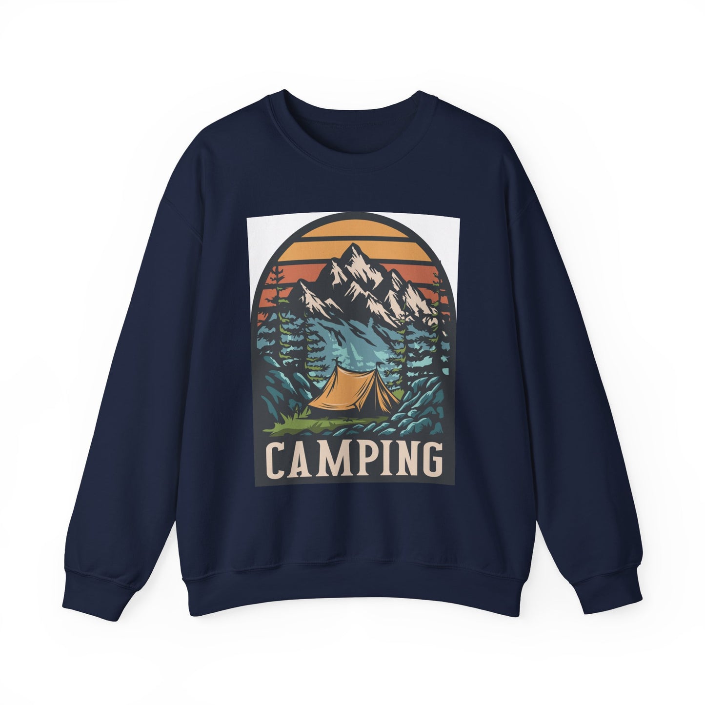 Camping Adventures Unisex Sweatshirt - Cozy Outdoor Gear, Nature Lover Gift, Hiking Apparel, Travel Essential, Campfire Style - MaisonThreadory