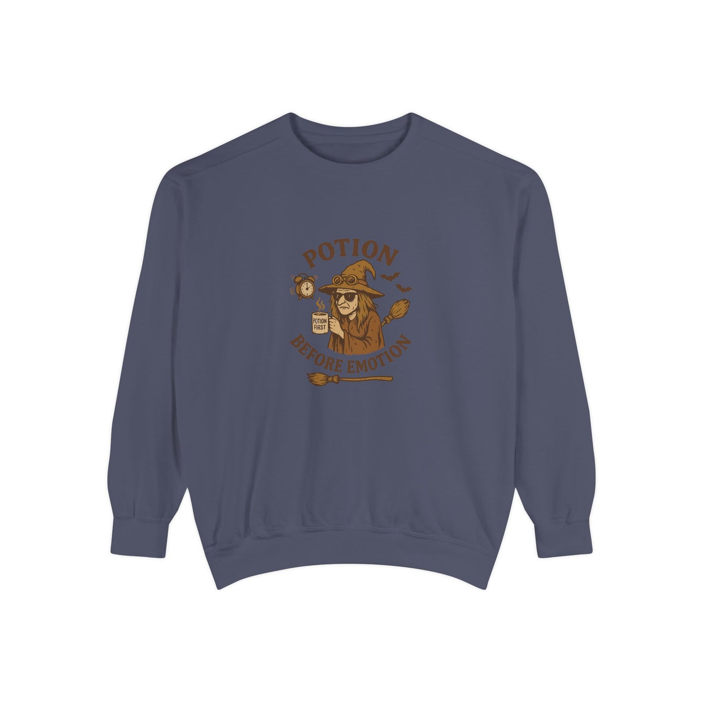 Potion Before Emotion Sweatshirt | Unisex Magical Sweatshirt for Cozy Days, Witchy Gifts, Halloween Apparel, Birthday Present, [...] - MaisonThreadory