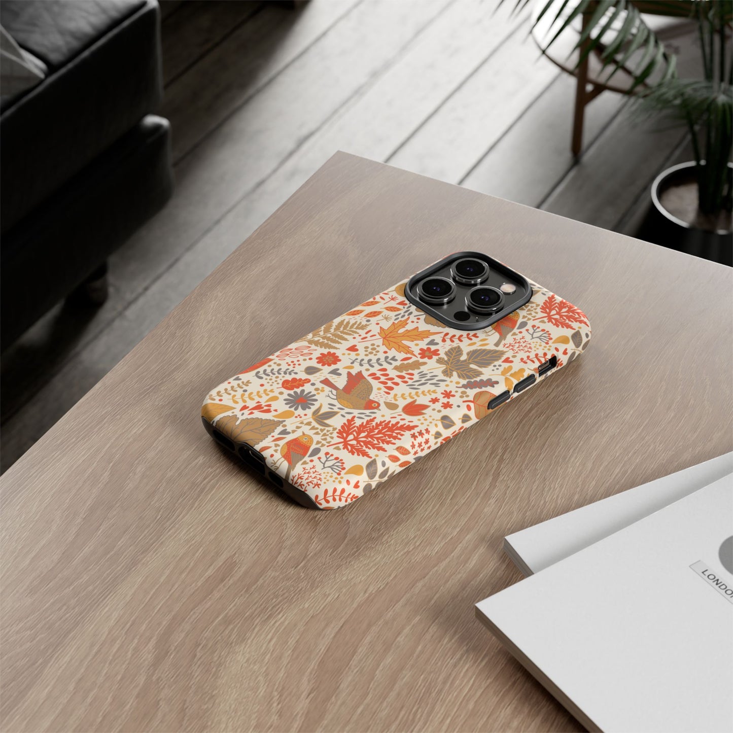 Floral Phone Case - Tough Cases for Nature Lovers, Stylish Cover, Nature-Themed Gift, Phone Accessories, Fall Aesthetic