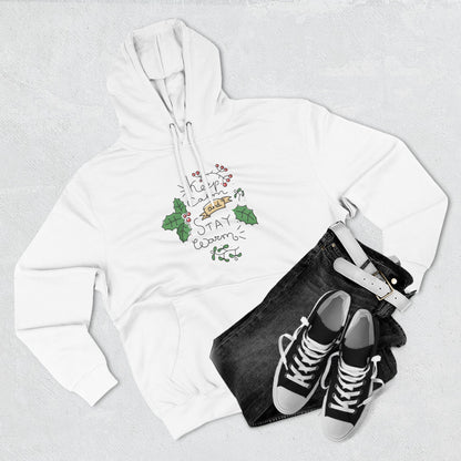 Cozy Stay Warm Fleece Hoodie for All Seasons, Cute Unisex Winter Apparel, Perfect Gift for Friends and Family - MaisonThreadory