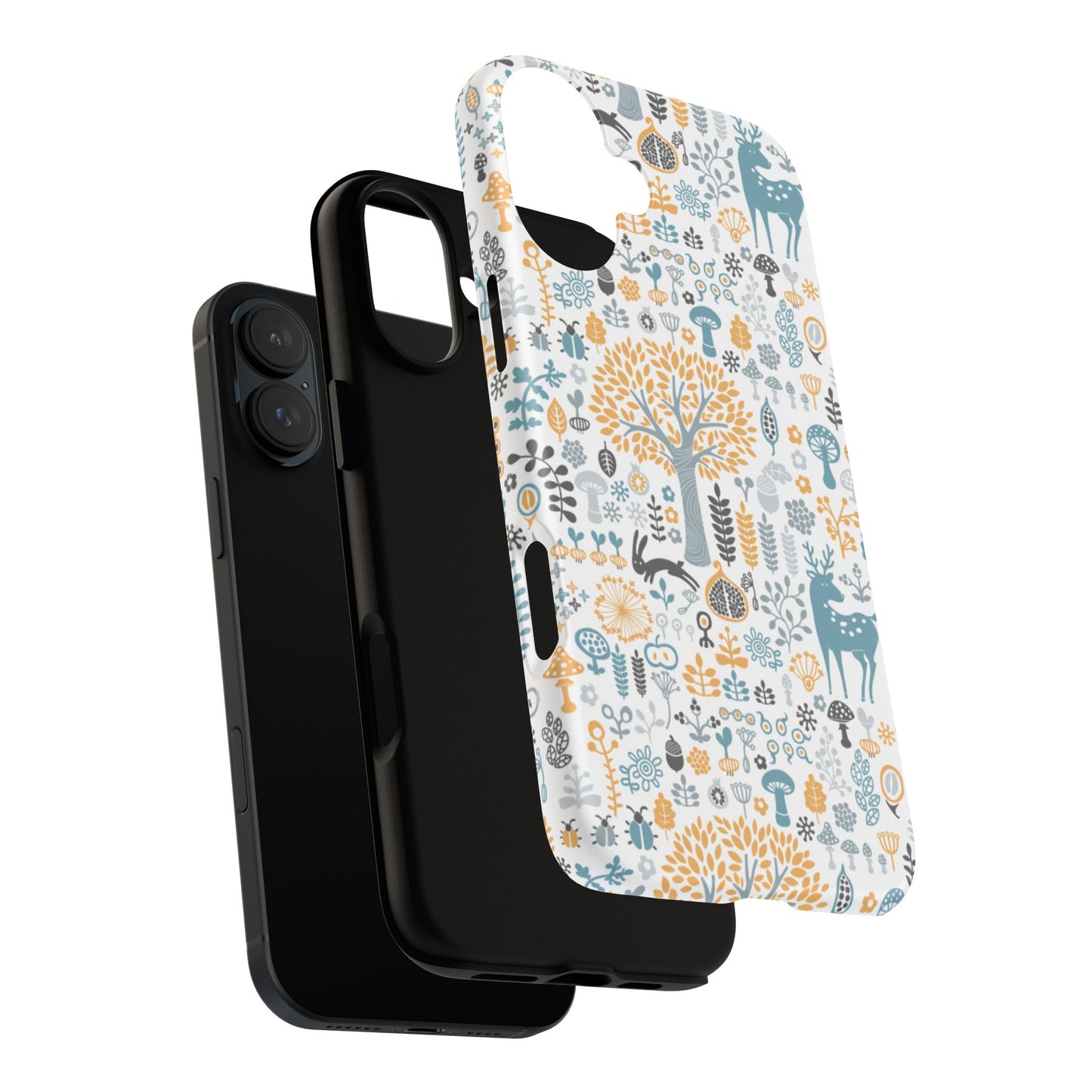 Nature-Inspired Phone Case, Durable Protective Cover, Bohemian Phone Accessory, Symbol of Strength, Eco-Friendly Gift