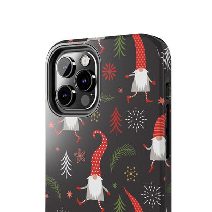 Gnomes & Holiday Cheer Tough Phone Cases, Cute Phone Accessories, Holiday Gift, Gnome Phone Cover, Festive Phone Protection, Winter Decor