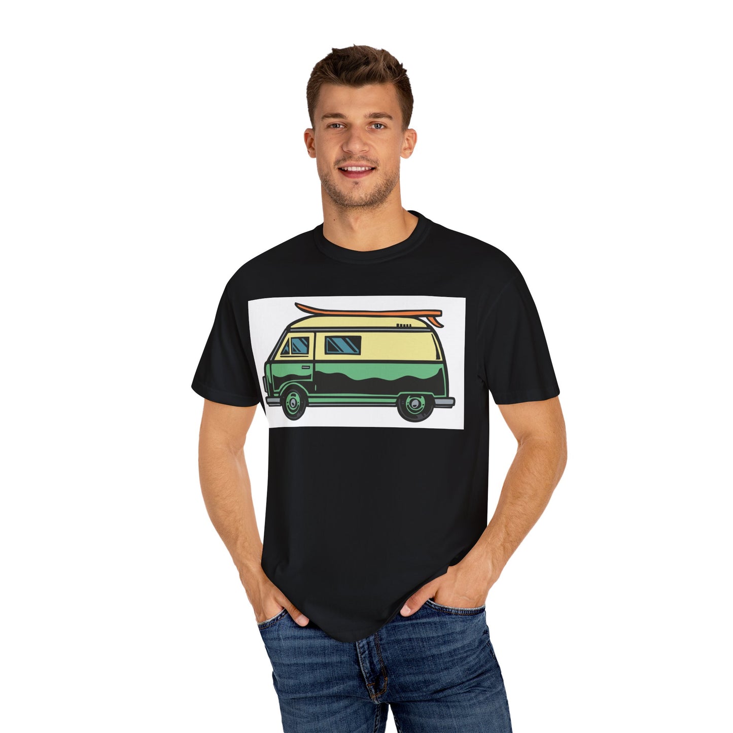 Retro Van Graphic T-Shirt - Perfect for Road Trips, Beach Days, Summer Festivals, Adventure Lovers, Gift for Travelers - MaisonThreadory