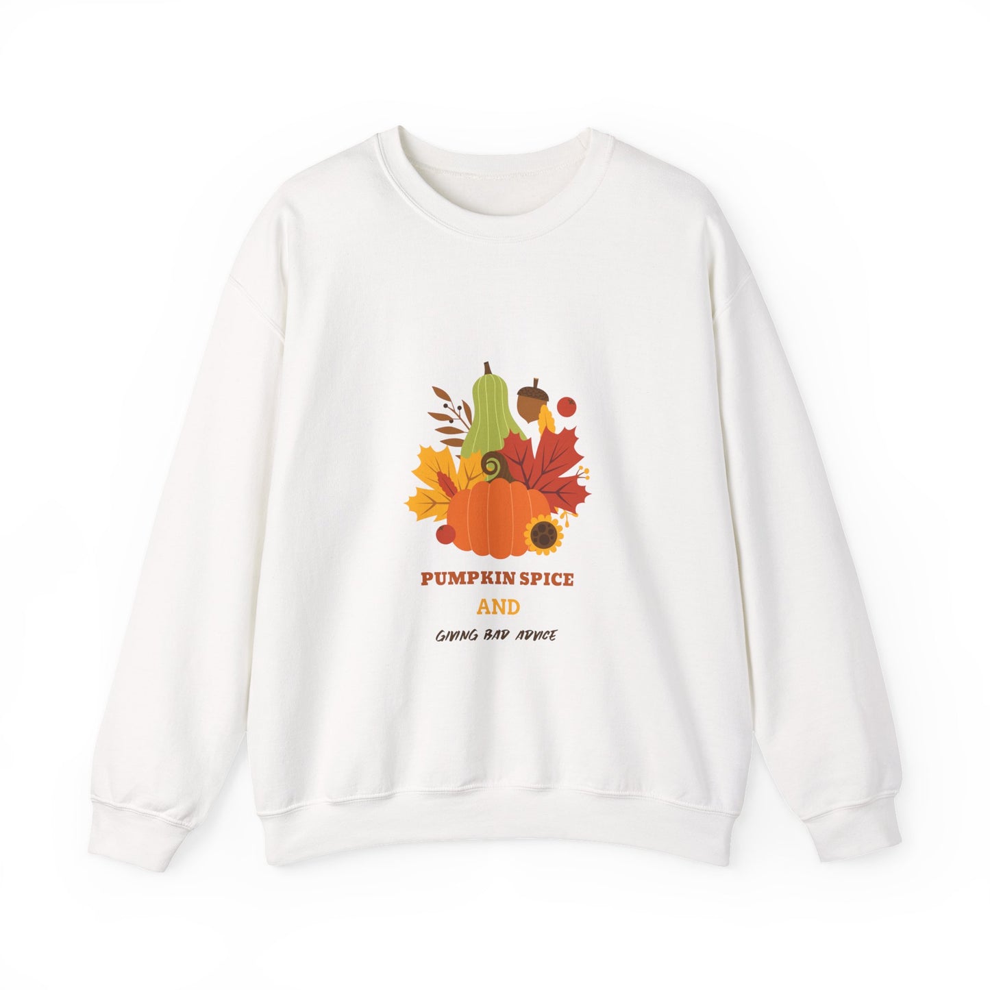 Fall Sweatshirt, Autumn Pullover, Cozy Jumper, Seasonal Crewneck, Unisex Sweater, Warm Top - MaisonThreadory