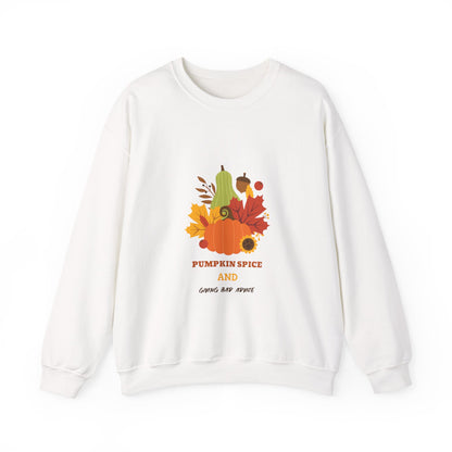 Fall Sweatshirt, Autumn Pullover, Cozy Jumper, Seasonal Crewneck, Unisex Sweater, Warm Top - MaisonThreadory