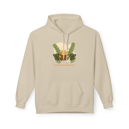 Nature-Inspired Fleece Hoodie | Cozy Unisex Sweatshirt for Outdoor Lovers, Great for Camping, Hiking, Gift for Adventurers - MaisonThreadory