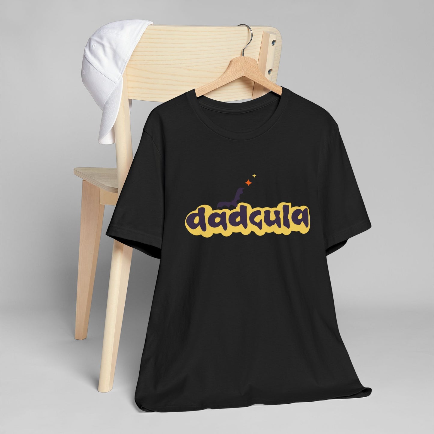 Dadcula T-Shirt, Funny Dad Shirt, Halloween Apparel, Unisex Jersey Tee, Gift for Dads, Casual Outfit - MaisonThreadory