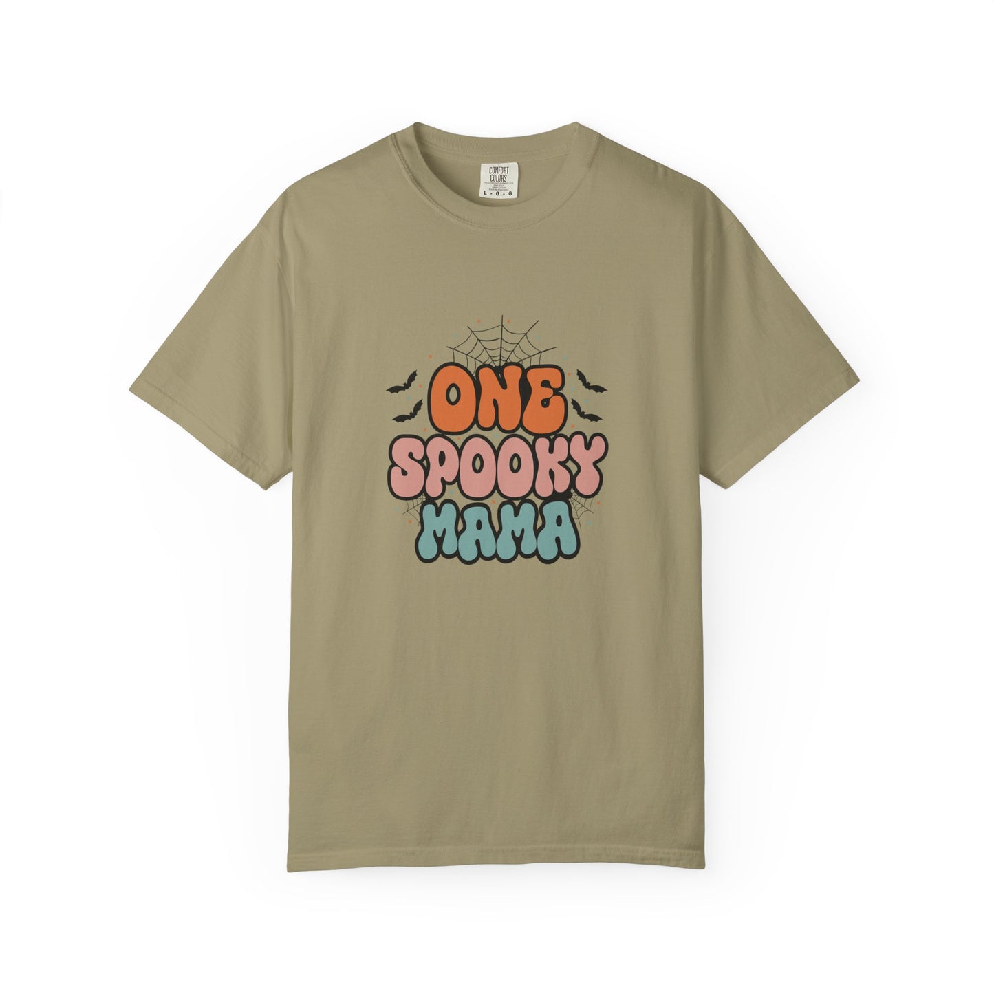 Unisex Halloween T-Shirt, One Spooky Mama Tee, Casual Fall Apparel, Gift for Moms, Halloween Festivities, Spooky Season Shirt
