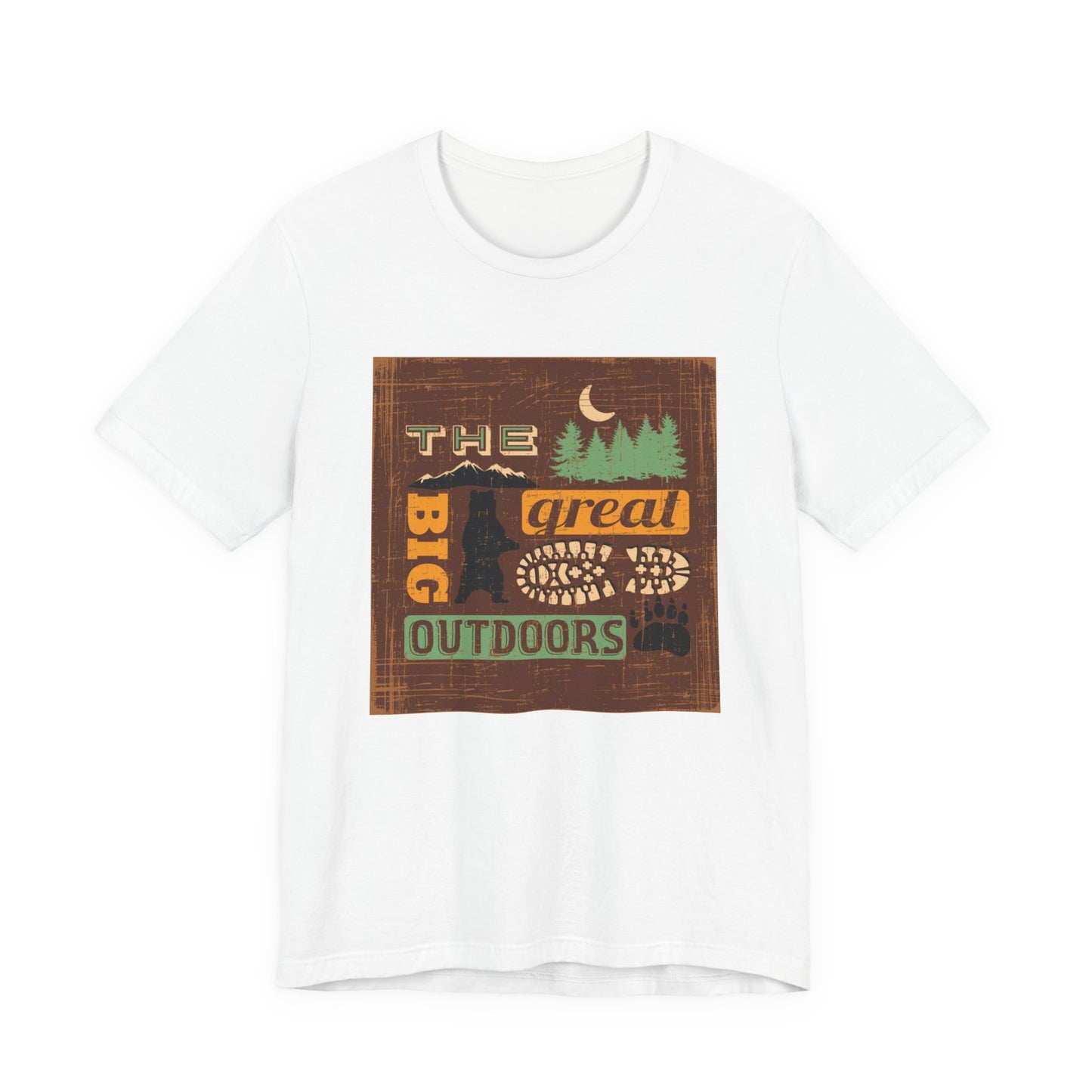 The Great Outdoors Unisex Tee, Adventure Shirt, Nature Lover Gift, Camping Apparel, Summer Vibes, Hiking Outfit - MaisonThreadory