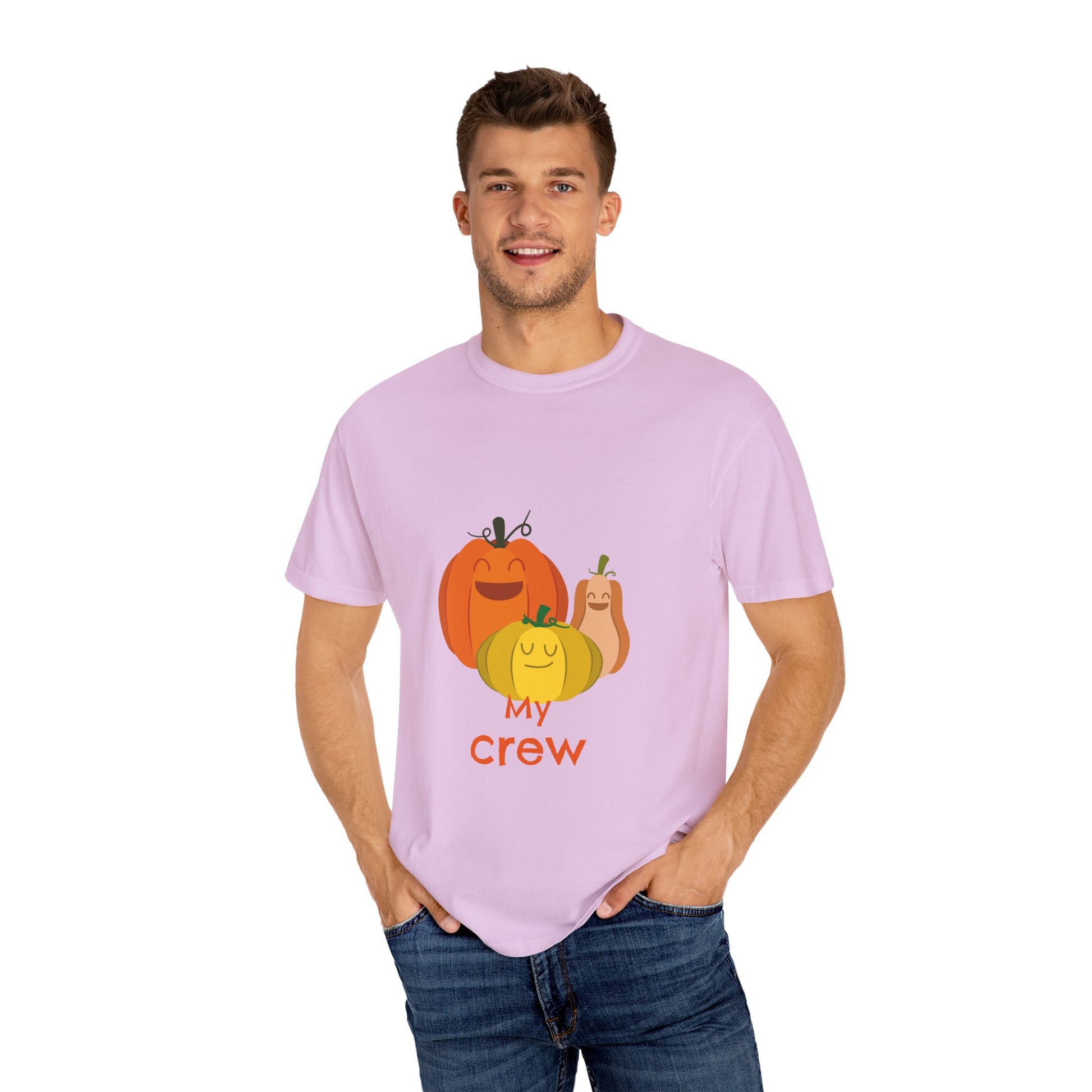 Cute Pumpkin Family T-Shirt, Fall Apparel, Halloween Shirt, Thanksgiving Gift, Harvest Crew Tee, Unisex Seasonal Wear - MaisonThreadory
