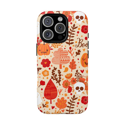 Autumn Phone Case - Cozy Fall Vibes, Pumpkin Decor, Halloween Gift, Floral Design, Seasonal Aesthetic