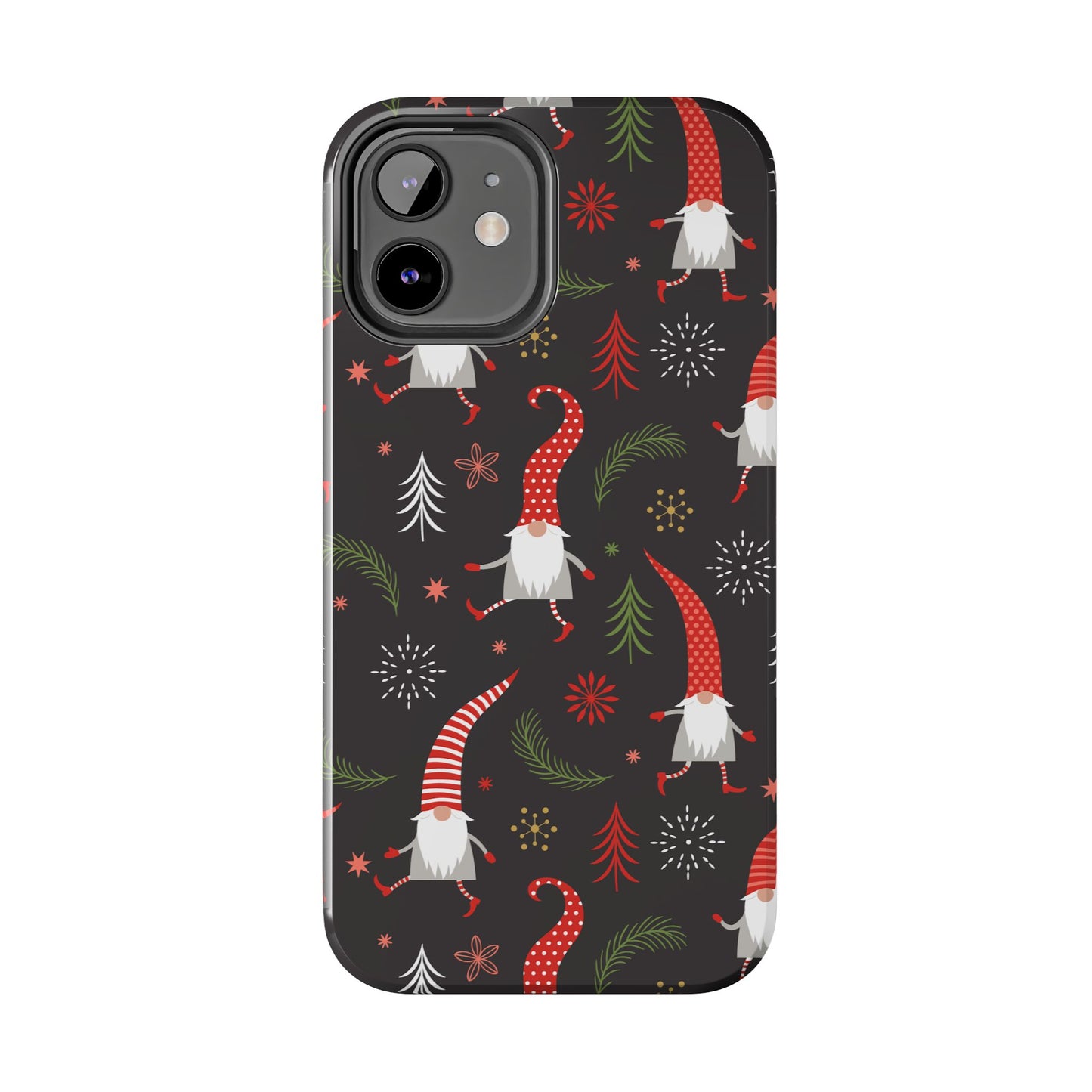 Gnomes & Holiday Cheer Tough Phone Cases, Cute Phone Accessories, Holiday Gift, Gnome Phone Cover, Festive Phone Protection, Winter Decor