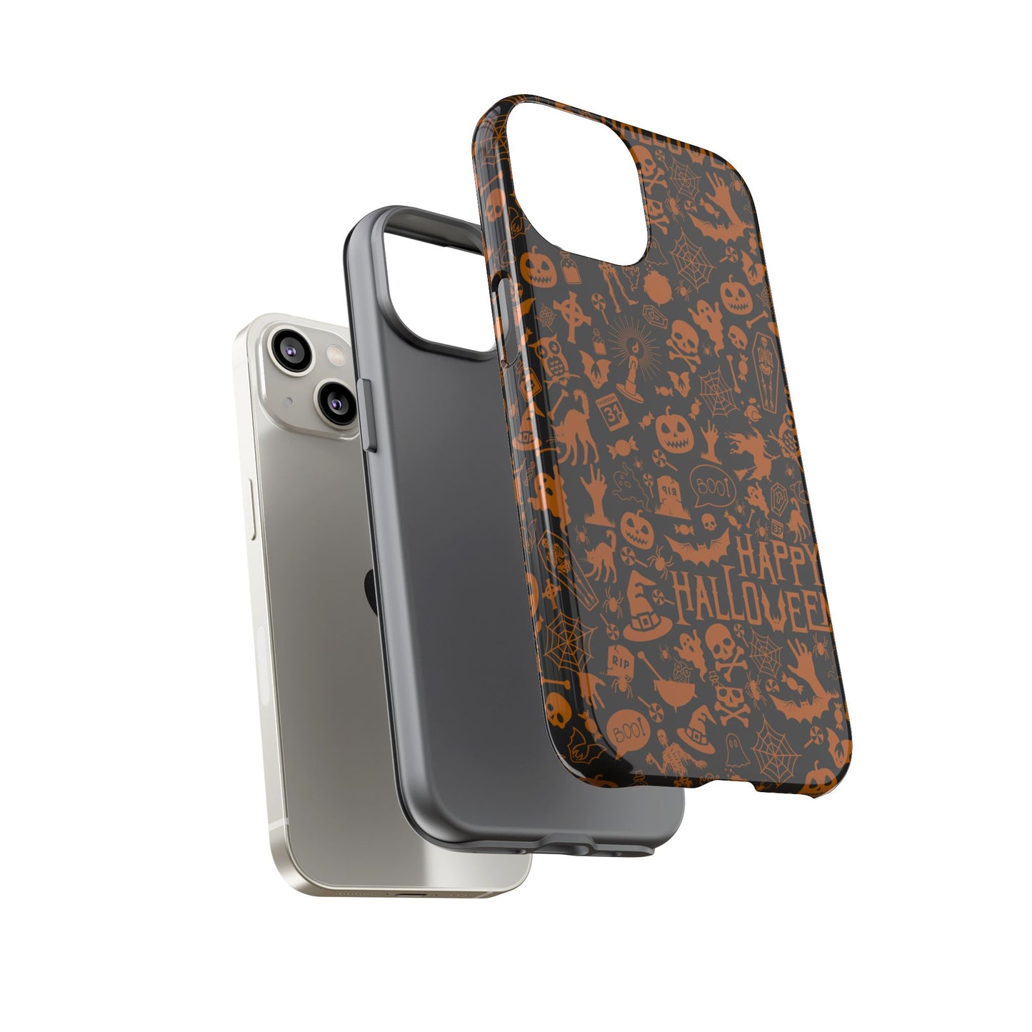 Halloween Phone Case, Tough Cases with Spooky Design, Trick or Treat Accessories, Perfect for Halloween Decor, Gift for Halloween Lovers