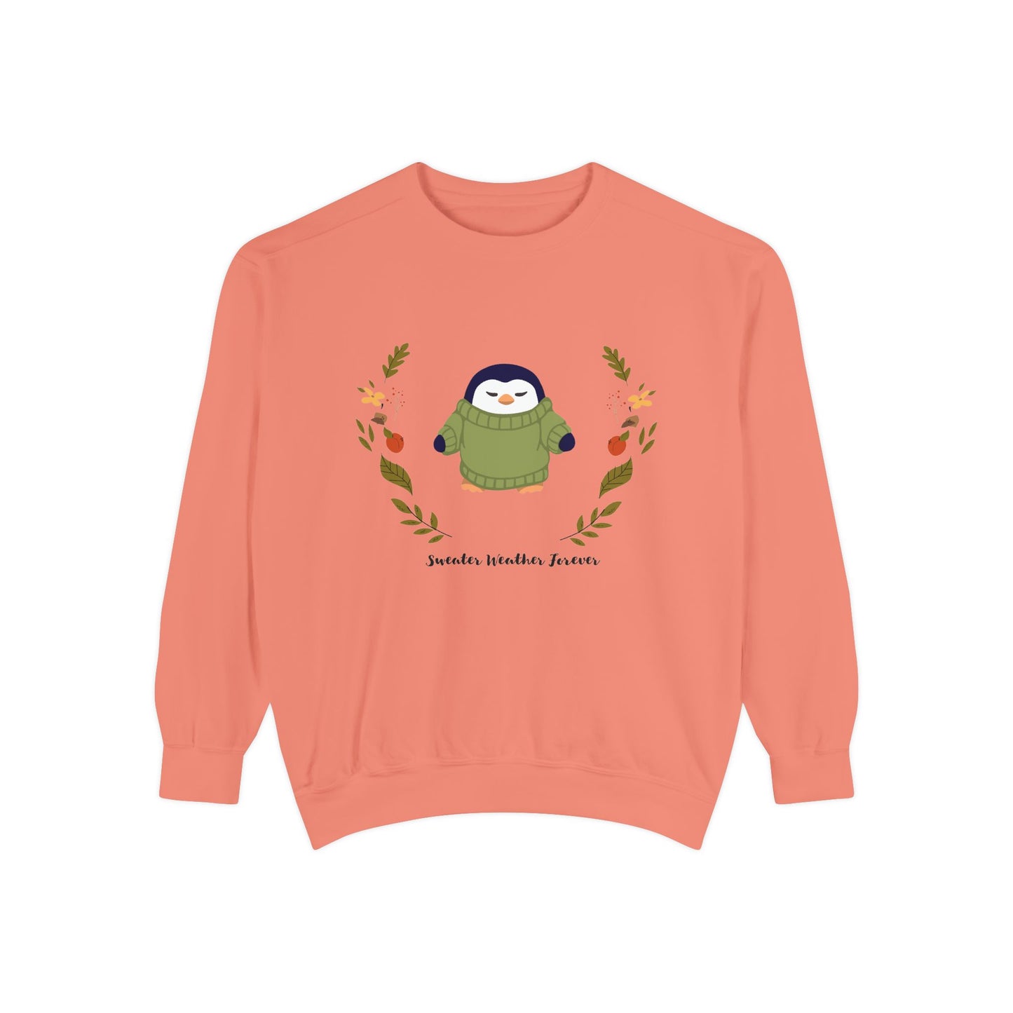 Whimsical Penguin Sweatshirt, Cozy Unisex Pullover for Every Occasion, Gift for Winter Lovers, Cute Fall Apparel, Festive Holiday Clothing - MaisonThreadory