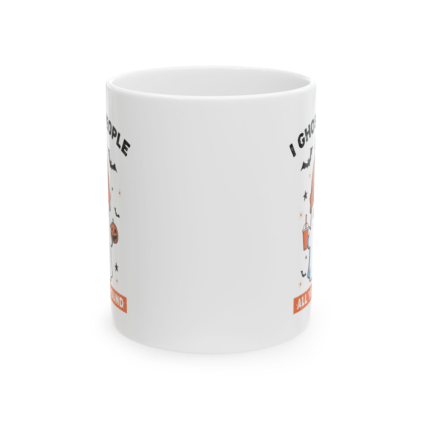Spooky Season Ceramic Mug, Halloween Gift, Funny Coffee Cup, Ghoulish Drinkware, Fall Decor, Witchy Vibes - MaisonThreadory