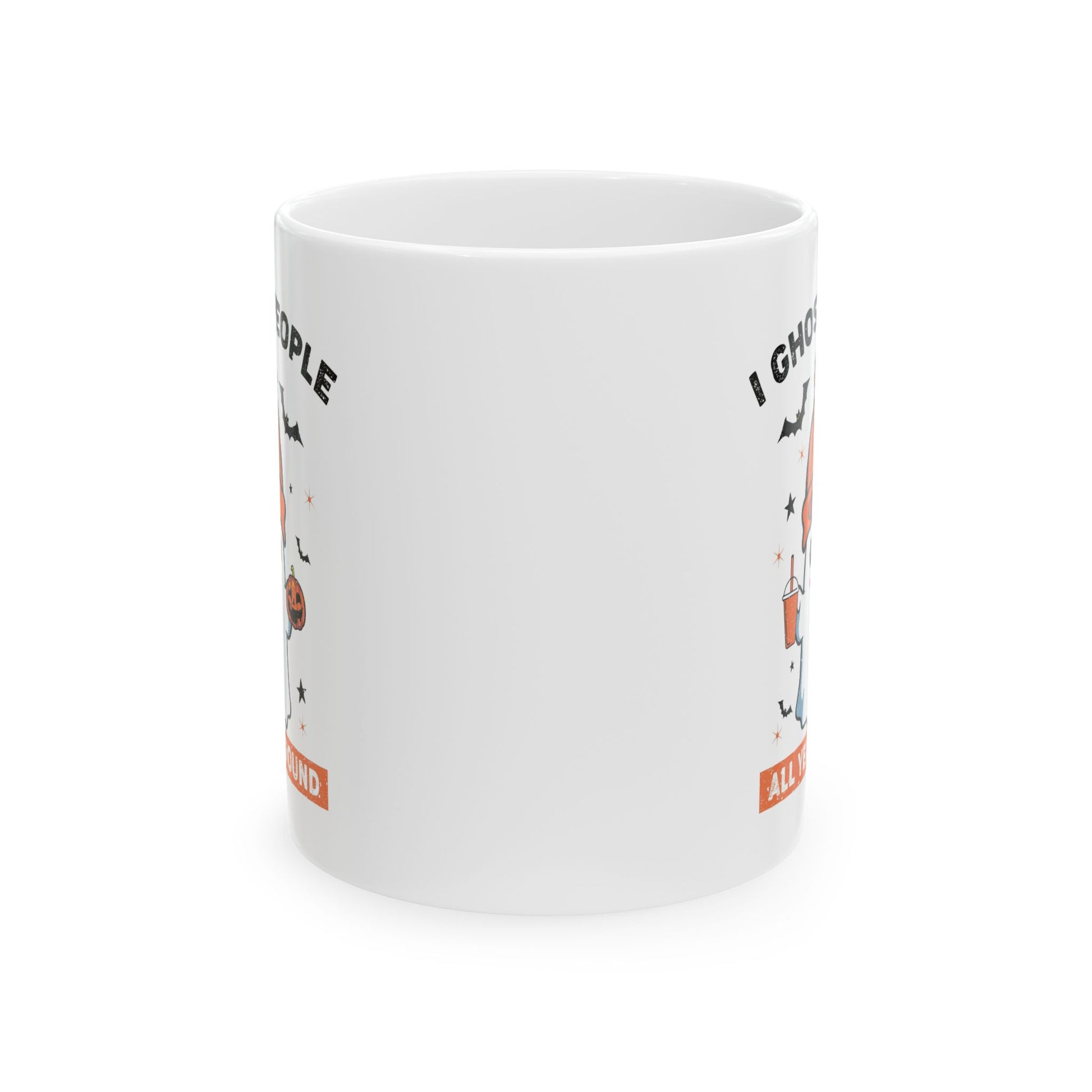 Spooky Season Ceramic Mug, Halloween Gift, Funny Coffee Cup, Ghoulish Drinkware, Fall Decor, Witchy Vibes - MaisonThreadory