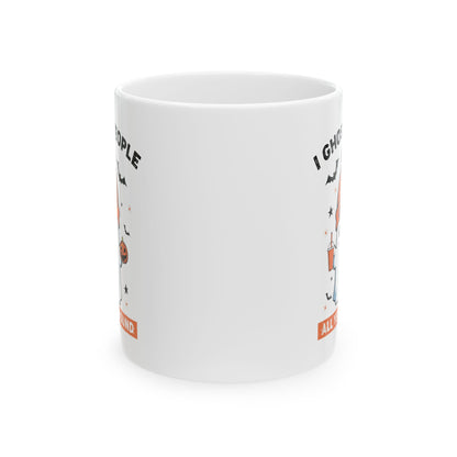 Spooky Season Ceramic Mug, Halloween Gift, Funny Coffee Cup, Ghoulish Drinkware, Fall Decor, Witchy Vibes - MaisonThreadory