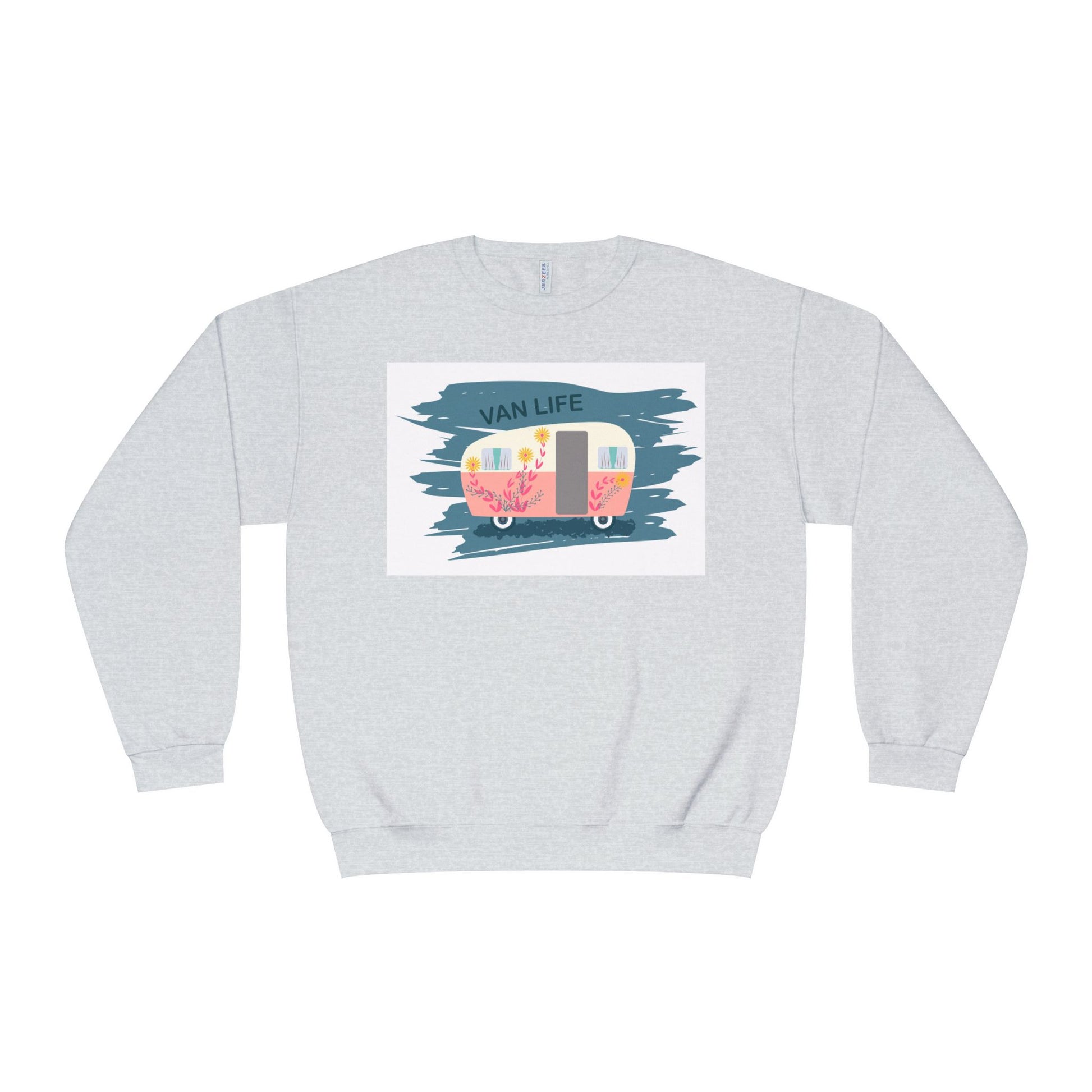 Van Life Sweatshirt, Cozy Crewneck for Adventure Lovers, Travel Apparel for Road Trips, Perfect Gift for Campers & Van Enthusiasts - MaisonThreadory