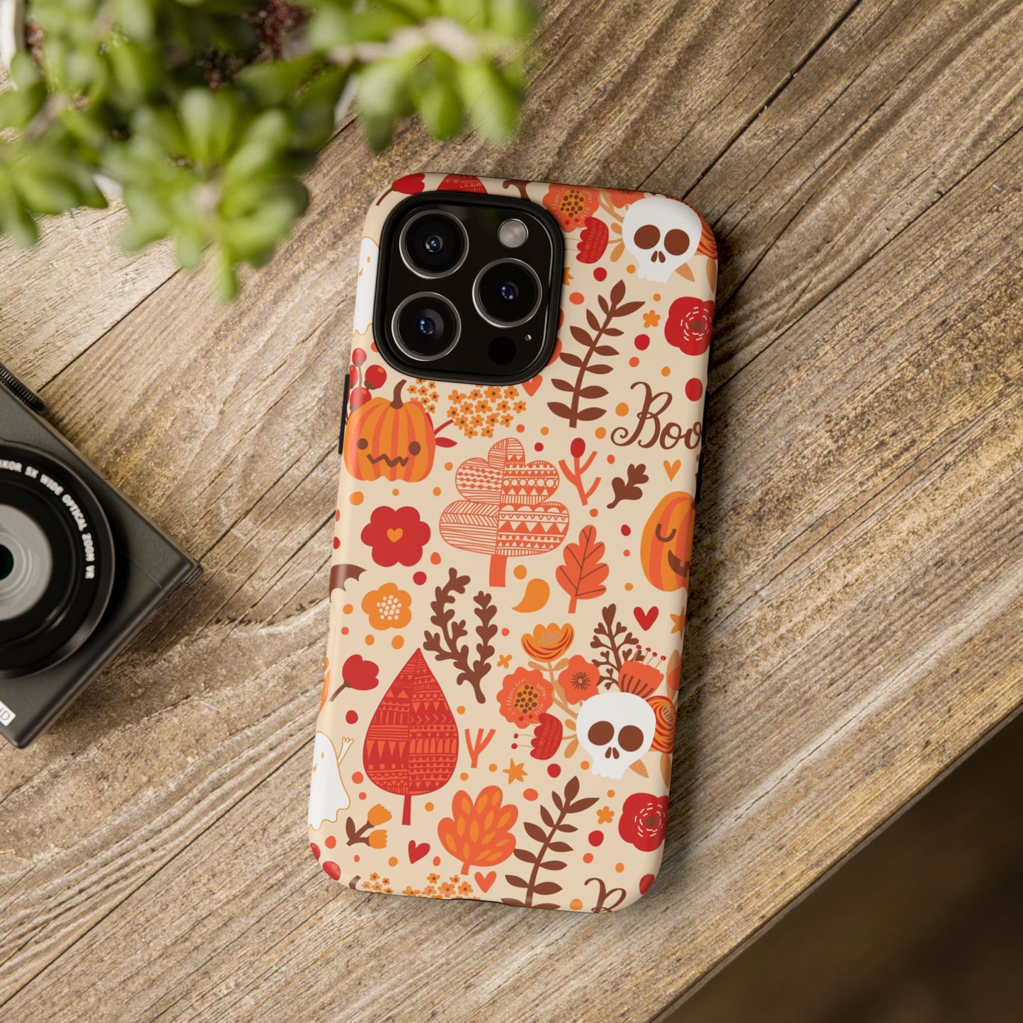 Autumn Phone Case - Cozy Fall Vibes, Pumpkin Decor, Halloween Gift, Floral Design, Seasonal Aesthetic