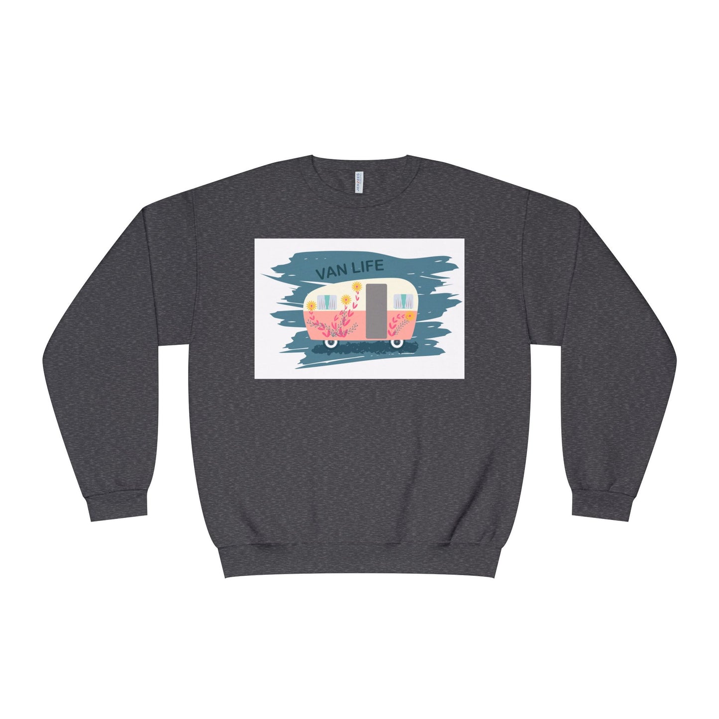 Van Life Sweatshirt, Cozy Crewneck for Adventure Lovers, Travel Apparel for Road Trips, Perfect Gift for Campers & Van Enthusiasts - MaisonThreadory