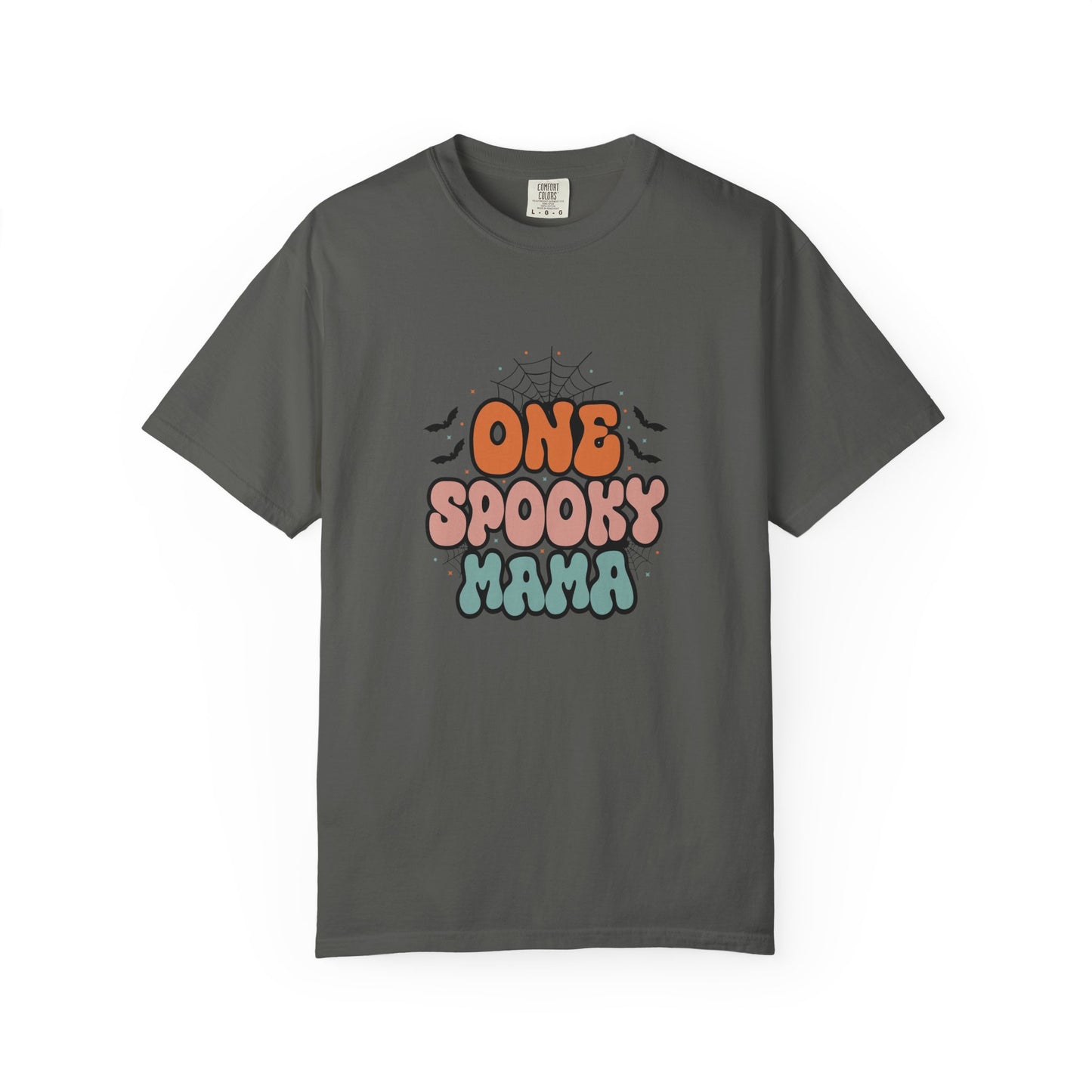 Unisex Halloween T-Shirt, One Spooky Mama Tee, Casual Fall Apparel, Gift for Moms, Halloween Festivities, Spooky Season Shirt
