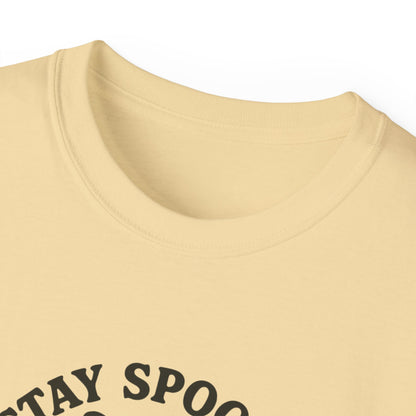 Spooky Halloween Unisex Tee, Stay Spooky Babe Shirt, Plus Size Halloween T-Shirt, Cute Witch Tee, Fall Festive Apparel