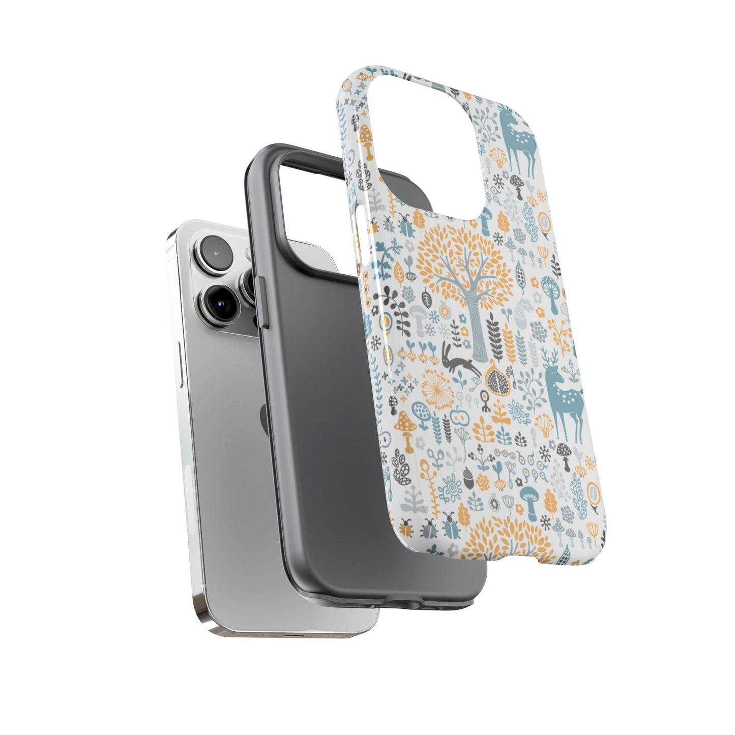 Nature-Inspired Phone Case, Durable Protective Cover, Bohemian Phone Accessory, Symbol of Strength, Eco-Friendly Gift