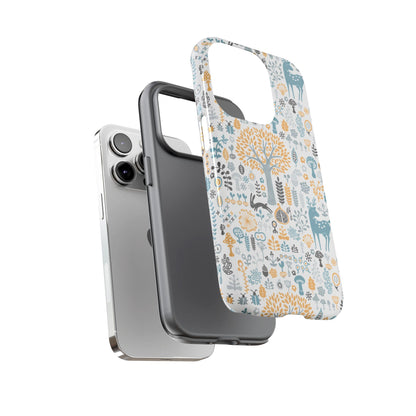 Nature-Inspired Phone Case, Durable Protective Cover, Bohemian Phone Accessory, Symbol of Strength, Eco-Friendly Gift