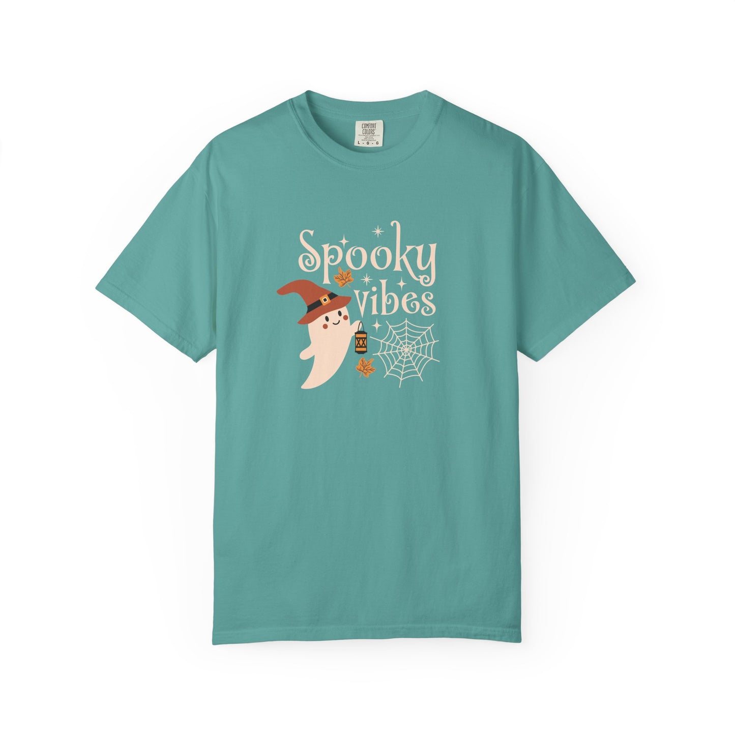Spooky Ghost T-Shirt, Halloween Apparel, Unisex Tee, Fall Fashion, Cute Ghost Design, Perfect for Autumn Celebrations - MaisonThreadory
