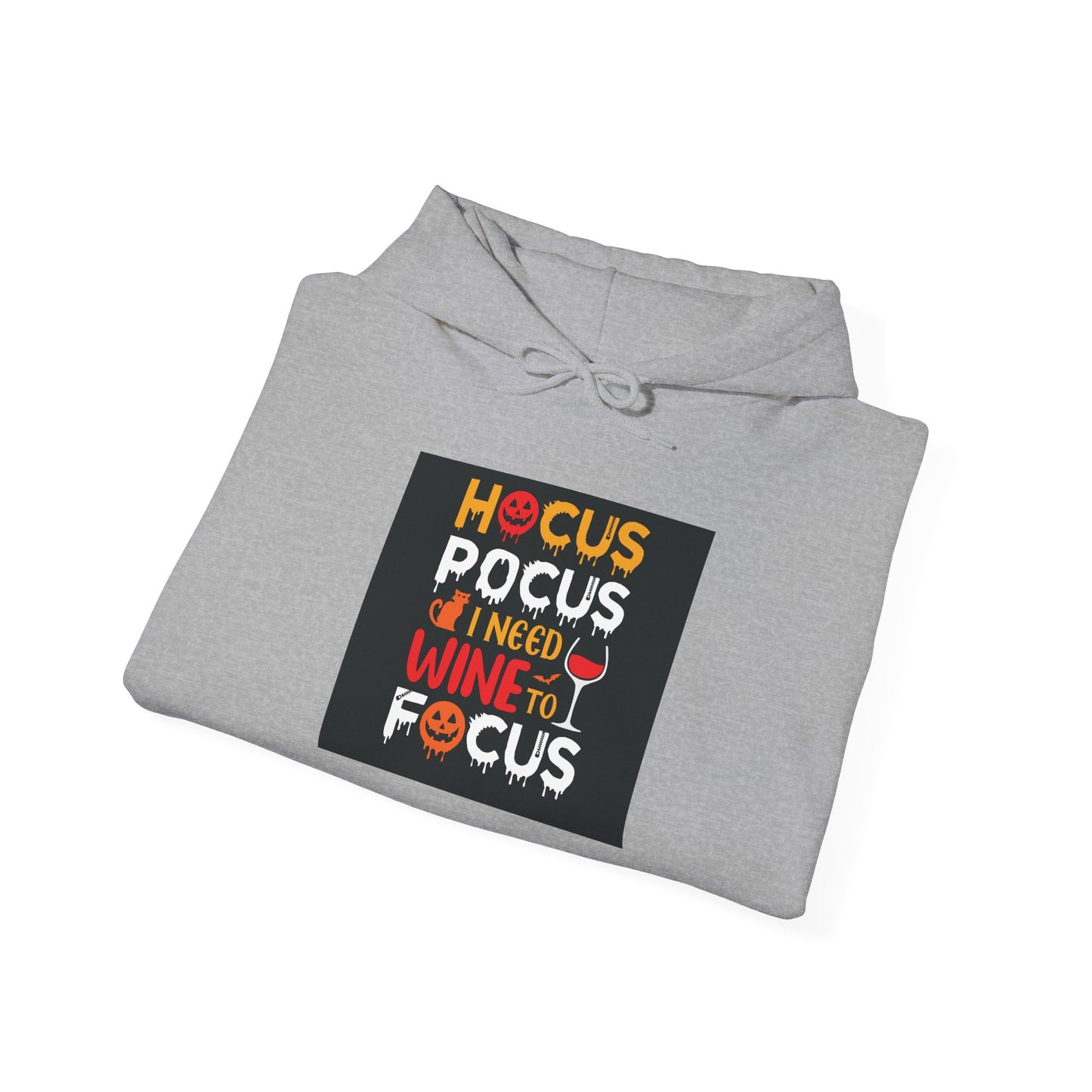 Hocus Pocus Hoodie - Halloween Sweatshirt | Wine Lovers Gift | Cozy Fall Apparel | Unisex Sweatshirt | Fun Autumn Style | Trick or [...] - MaisonThreadory