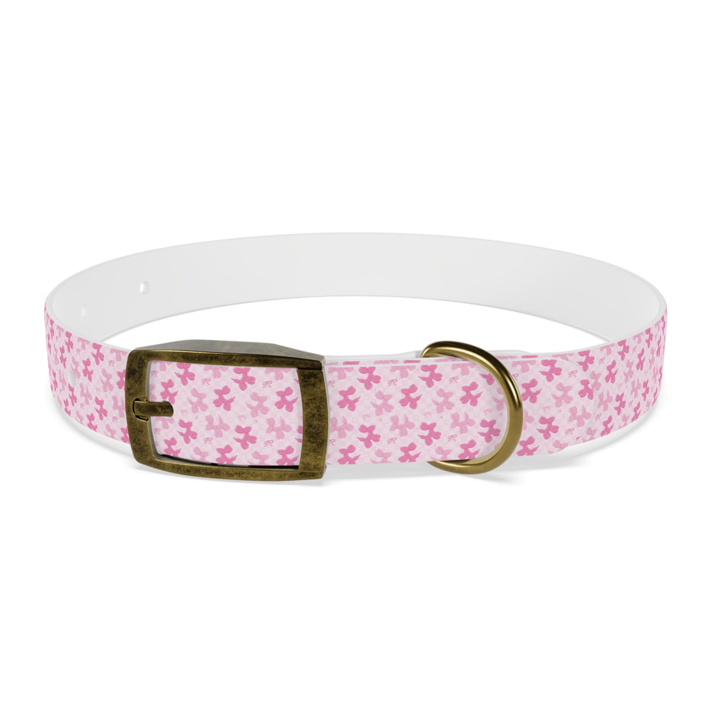 Cute Floral Dog Collar, Pet Accessories, Dog Fashion, Personalized Pet Gift, Pink Puppy Collar, Dog Walking Gear - MaisonThreadory