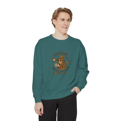 Potion Before Emotion Sweatshirt | Unisex Magical Sweatshirt for Cozy Days, Witchy Gifts, Halloween Apparel, Birthday Present, [...] - MaisonThreadory