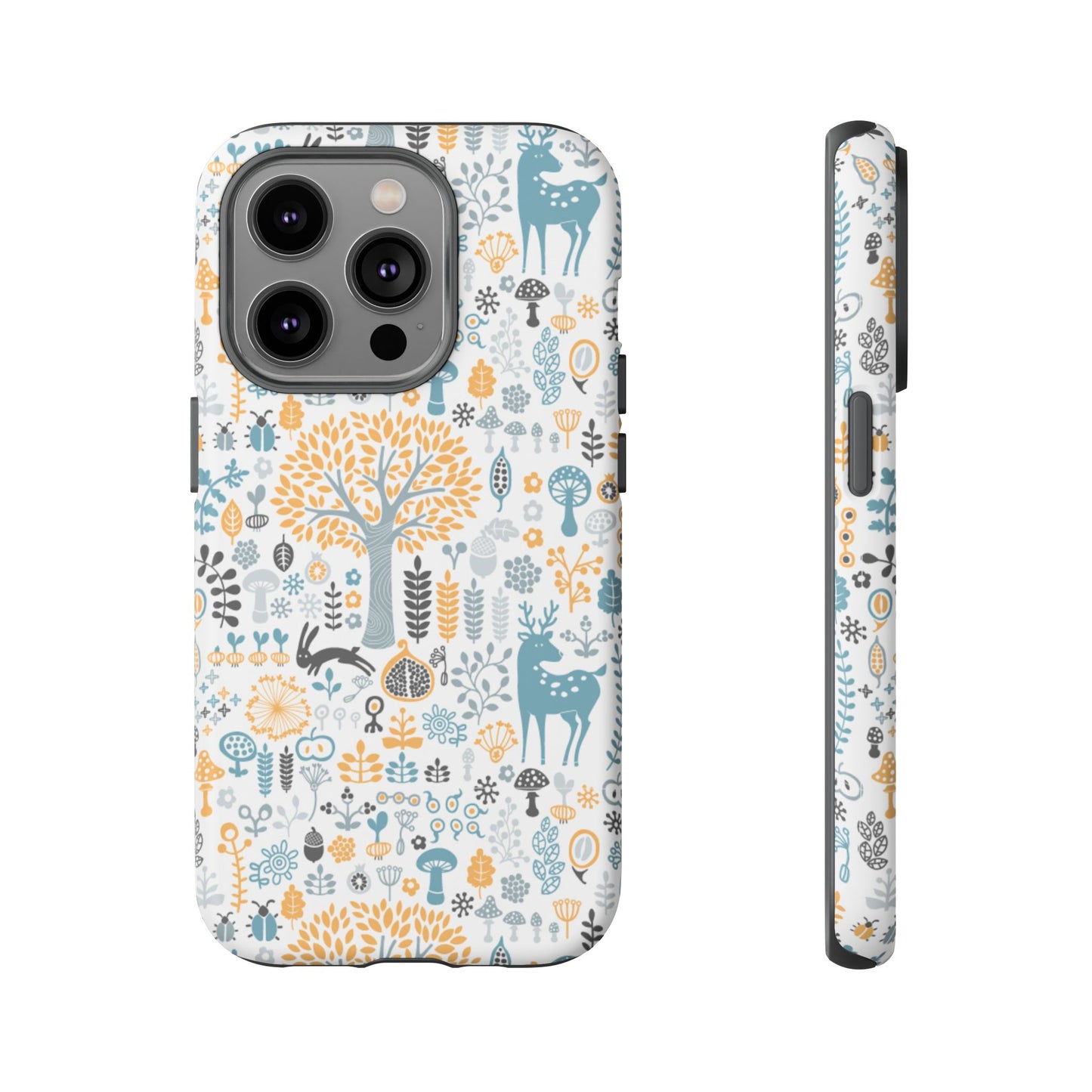 Nature-Inspired Phone Case, Durable Protective Cover, Bohemian Phone Accessory, Symbol of Strength, Eco-Friendly Gift