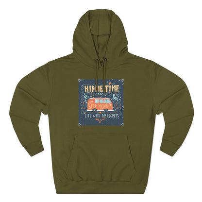 Hip & Cozy Fleece Hoodie - Perfect for Chill Vibes, Gift for Her, Winter Wear, Relaxed Style, Casual Layering - MaisonThreadory