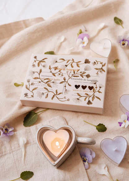 Blush Hearts Candle Tealight