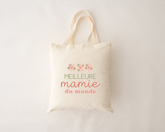 Sac réutilisable - meilleure mamie