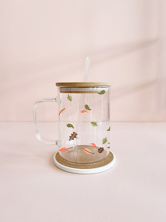 Tasse boho 17oz - Feuilles d'automne