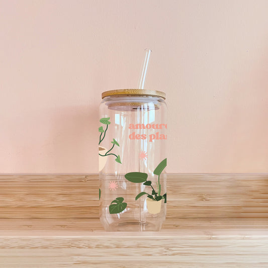 Verre boho - amoureuse des plantes