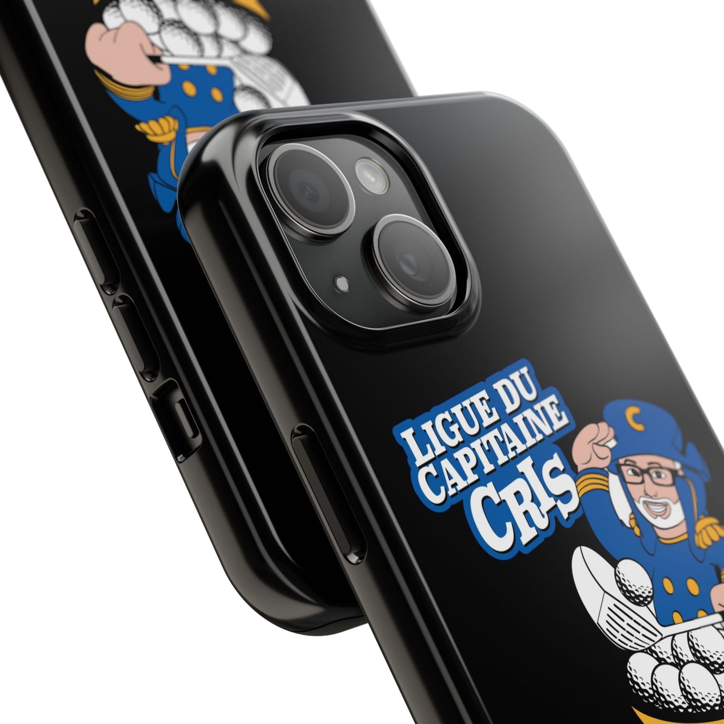 Ligue du Capitaine Cris Tough Phone Cases | Unique Gift for Sports Fans, Durable Protection, Fun & Stylish Design, Baseball Lover's [...] - MaisonThreadory