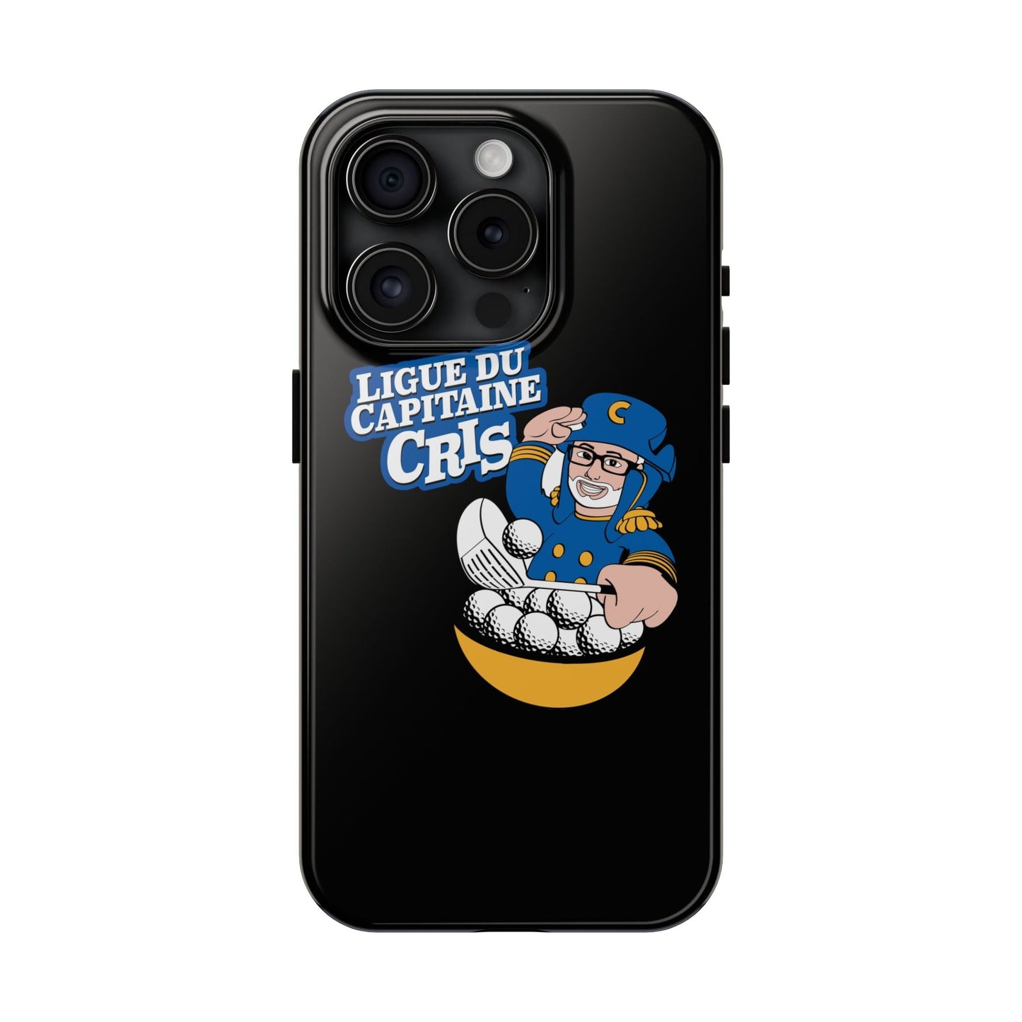 Ligue du Capitaine Cris Tough Phone Cases | Unique Gift for Sports Fans, Durable Protection, Fun & Stylish Design, Baseball Lover's [...] - MaisonThreadory