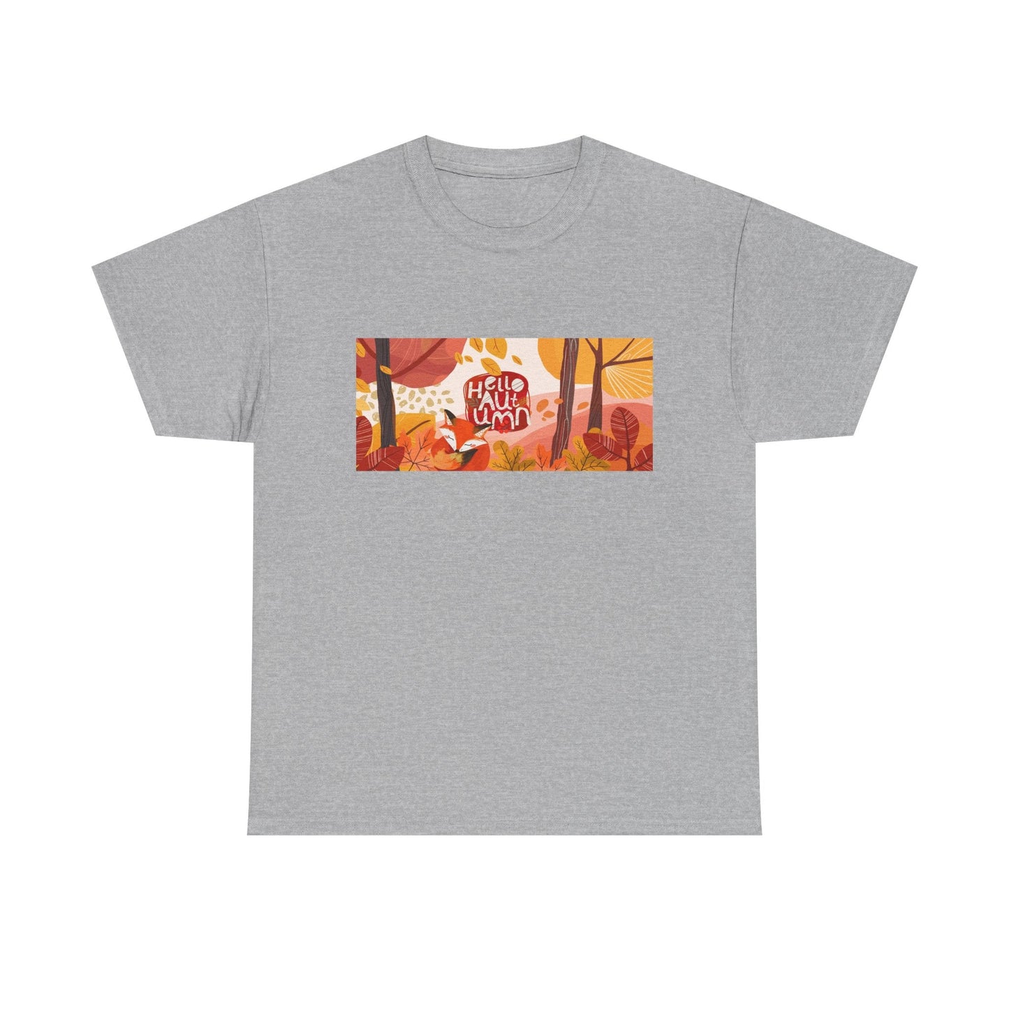 Autumn Vibes Tee, Cozy Fall Shirt, Unisex Harvest Cotton Tee, Seasonal Outfit, Perfect for Thanksgiving, Gifts for Nature Lovers - MaisonThreadory