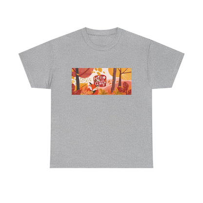 Autumn Vibes Tee, Cozy Fall Shirt, Unisex Harvest Cotton Tee, Seasonal Outfit, Perfect for Thanksgiving, Gifts for Nature Lovers - MaisonThreadory
