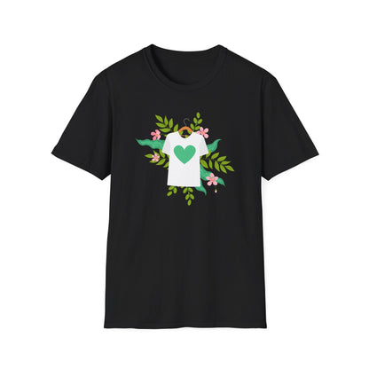 Botanical Love T-Shirt, Floral Graphic Tee, Nature Lover Shirt, Spring Apparel, Eco - Friendly Gift - MaisonThreadory