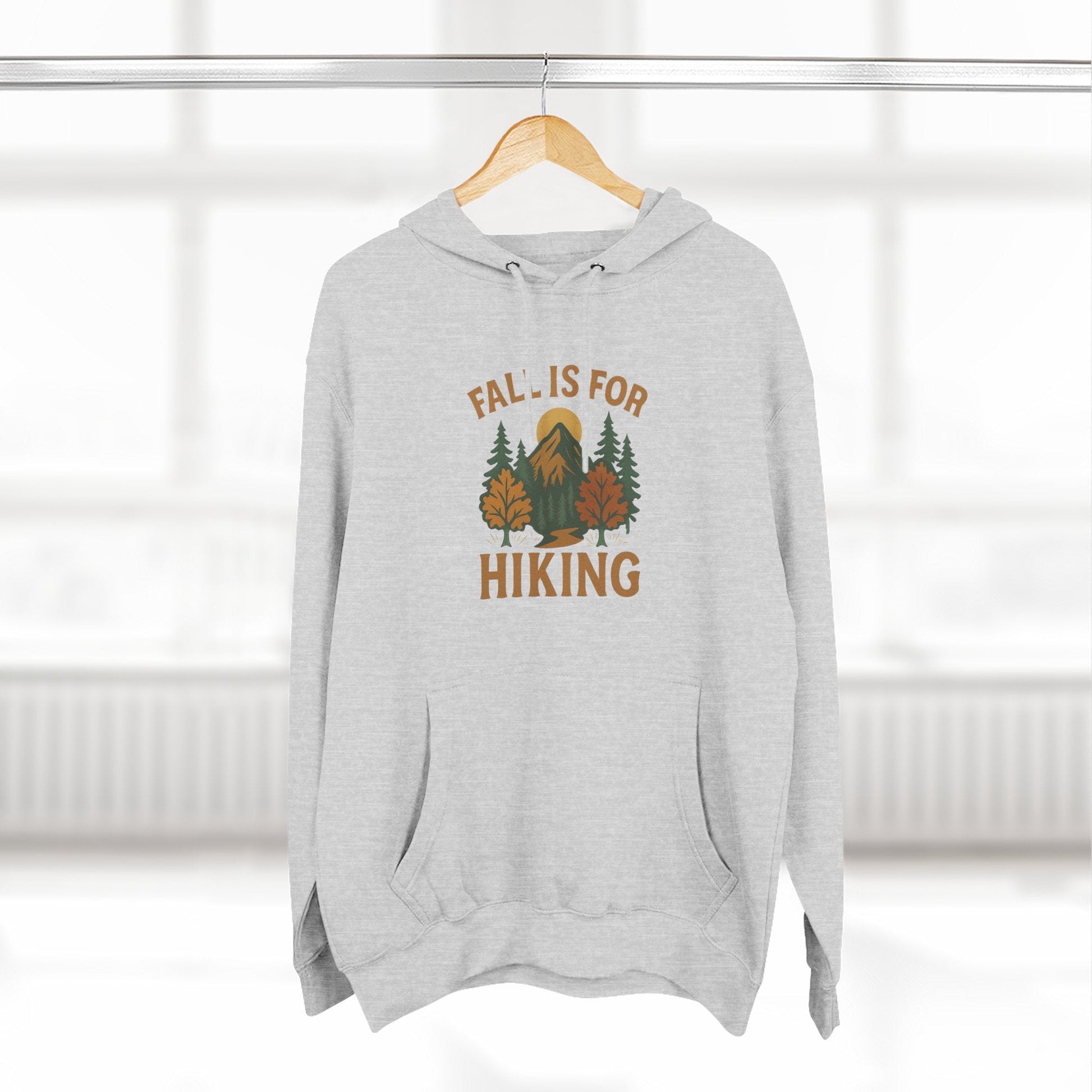 Cozy Hiking Hoodie - Fall Is For Hiking, Perfect Gift for Nature Lovers, Outdoor Apparel, Autumn Style, Unisex Sweatshirt - MaisonThreadory