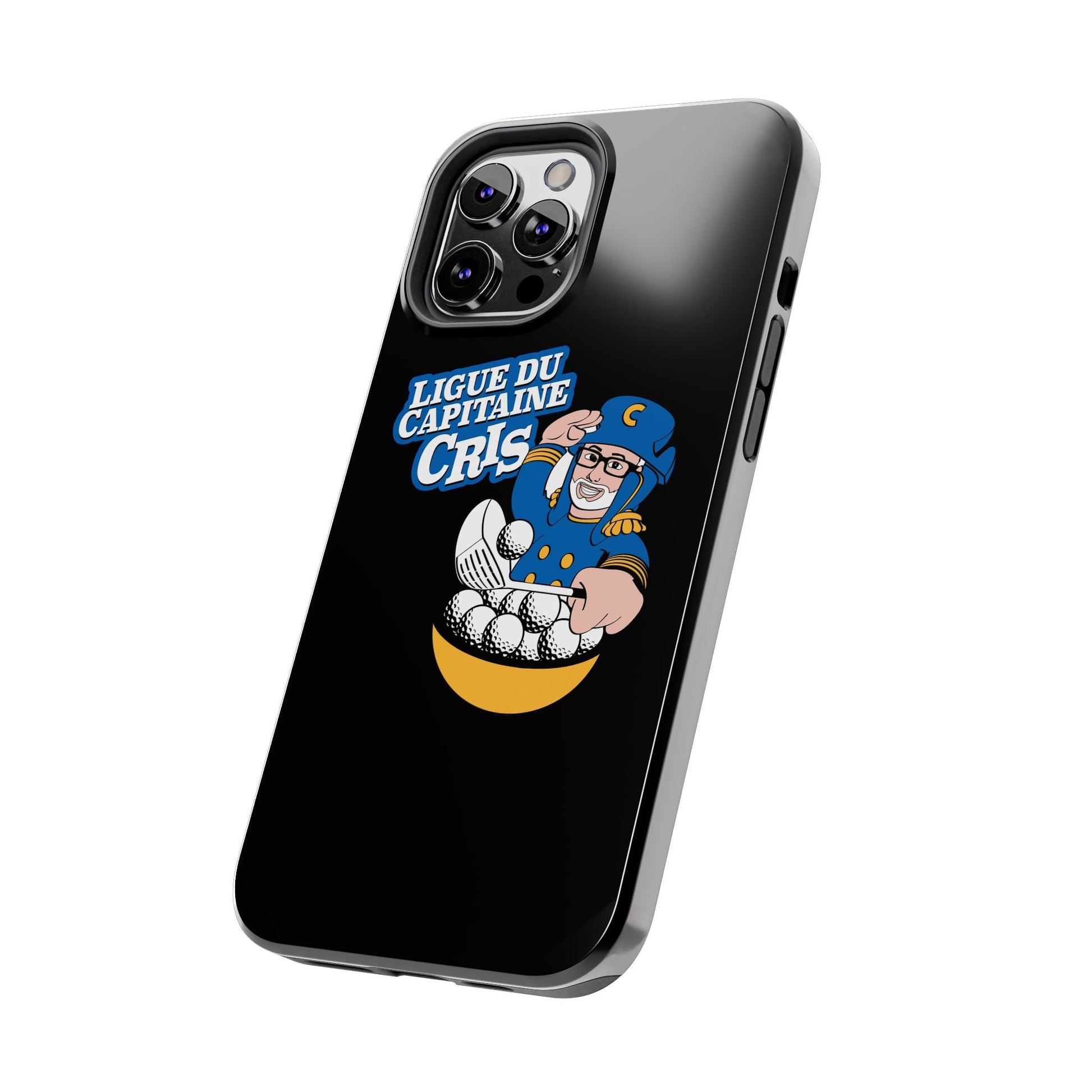 Ligue du Capitaine Cris Tough Phone Cases | Unique Gift for Sports Fans, Durable Protection, Fun & Stylish Design, Baseball Lover's [...] - MaisonThreadory