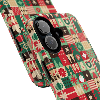 Festive Phone Case - Holiday Patterns - MaisonThreadory