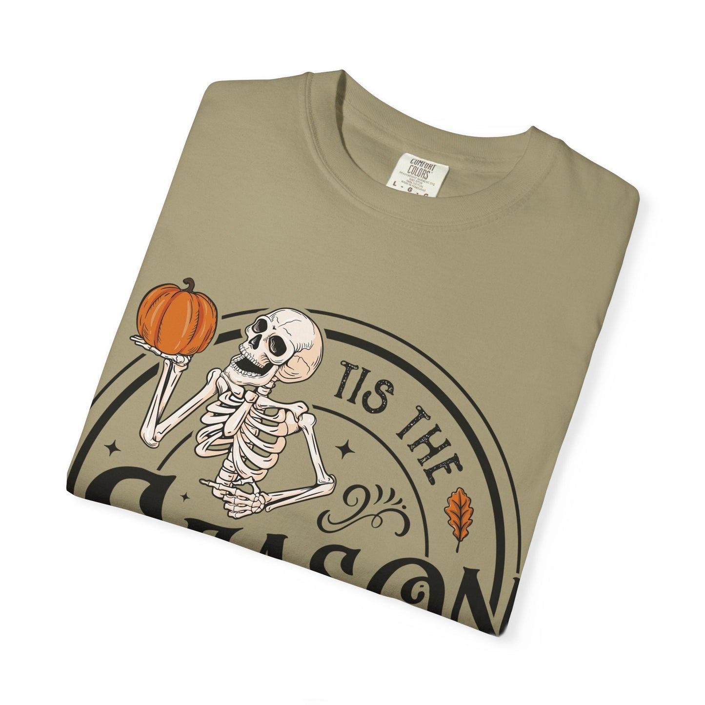 Halloween Skeleton T-Shirt, Unisex Fall Shirt, Spooky Season Tee, Pumpkins Shirt, Timeless Autumn Style - MaisonThreadory