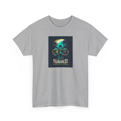 Eco - Friendly Graphic Tee with Funky Design, Unisex Heavy Cotton T-Shirt, Cool Casual Wear, Summer Festival Outfit, Gift for Friends - MaisonThreadory