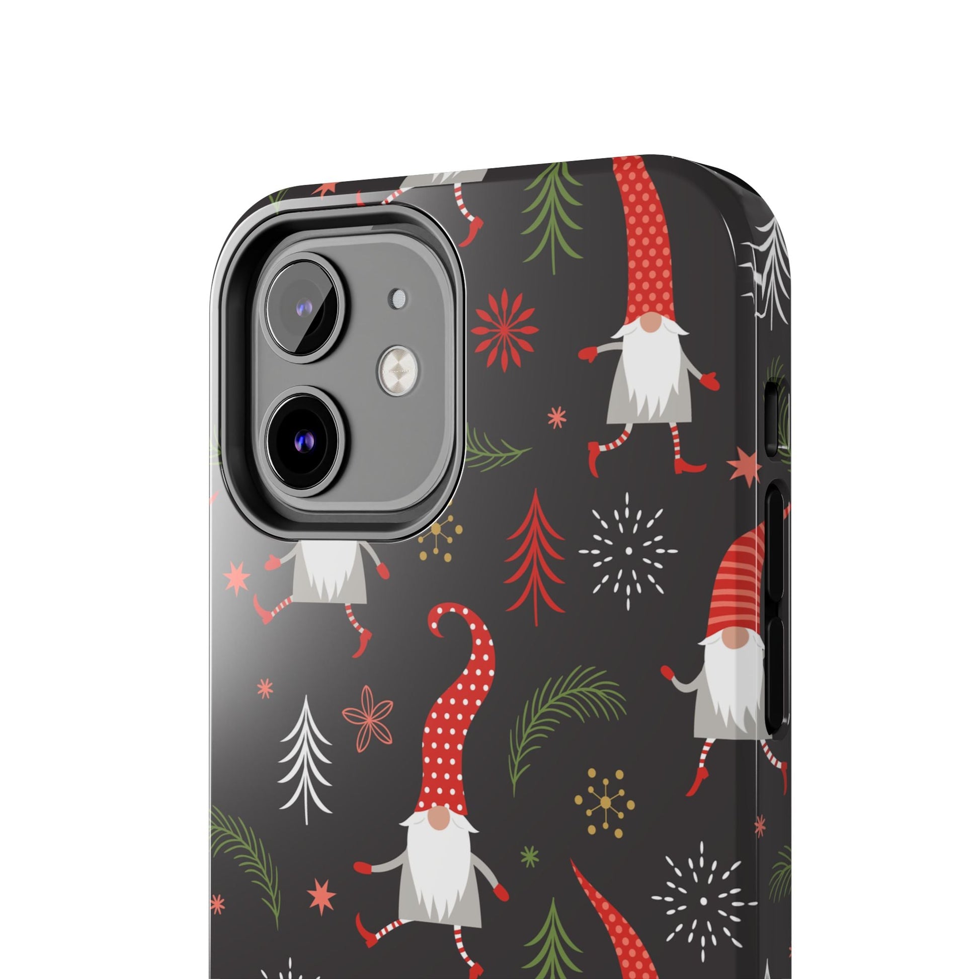 Gnomes & Holiday Cheer Tough Phone Cases, Cute Phone Accessories, Holiday Gift, Gnome Phone Cover, Festive Phone Protection, Winter Decor - MaisonThreadory